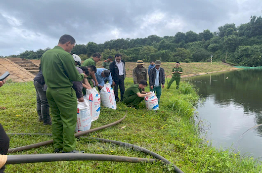 Công an xã Tam Giang phối hợp tổ chức phát động